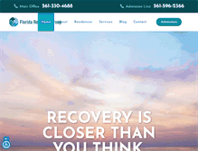 Tablet Screenshot of floridarecoverygroup.com